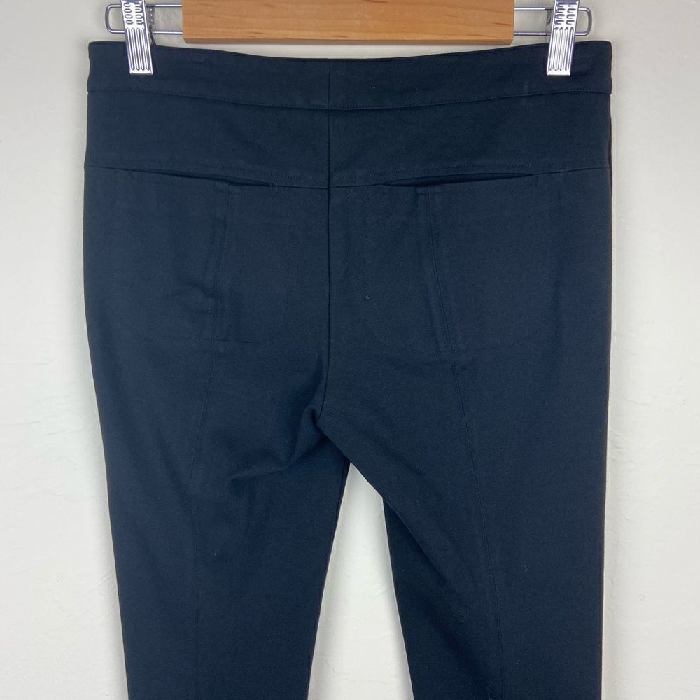 Vince Ponte Knit Snap-Closure Stretch Ski Pant - Black - Picture 7 of 8